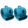 POWER PACK 7 - 2 pack X-800C (700W) Air Mover Carpet Dryer Fan for Water Damage