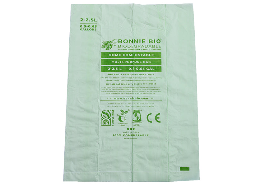 Bonnie Bio 2-2.5L Compostable Handheld Dog Poop Dispenser Bags – Roll of 15