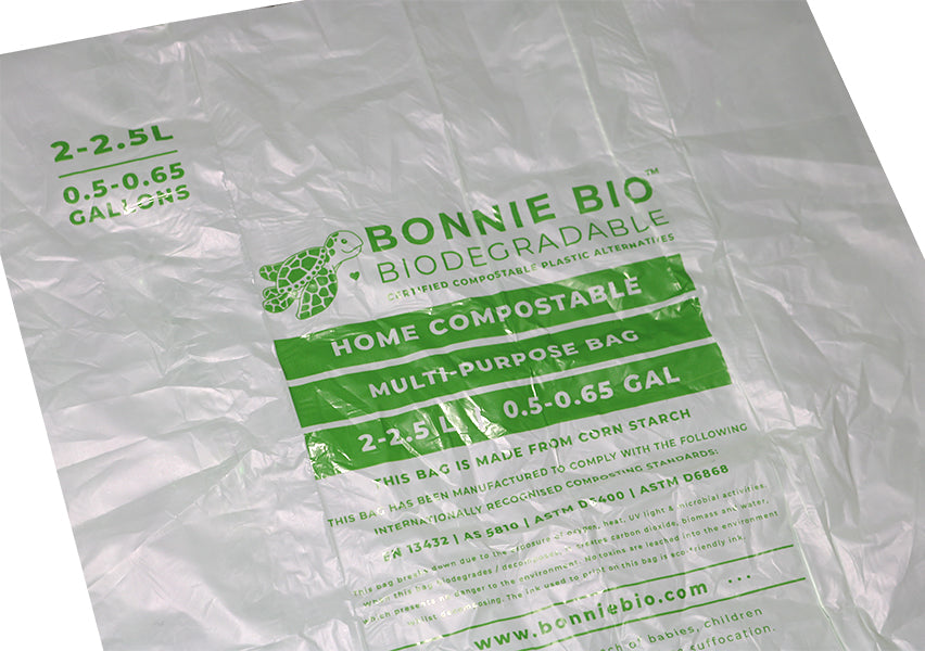 Bonnie Bio 2-2.5L Compostable Handheld Dog Poop Dispenser Bags – Roll of 15