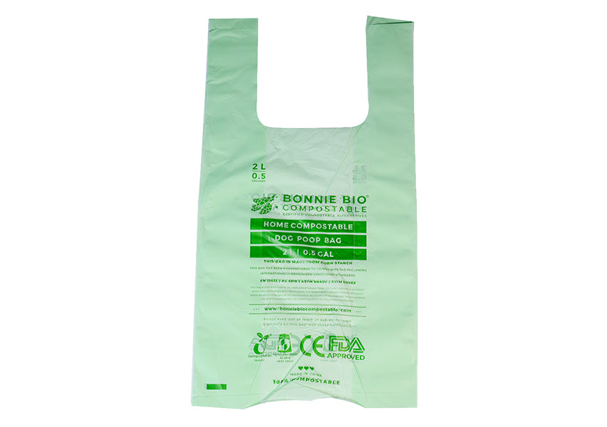 Bonnie Bio 2L Compostable Dog Poop Bags with Handles - Roll of 225