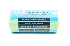 Bonnie Bio 2L Compostable Dog Poop Bags with Handles - Roll of 225