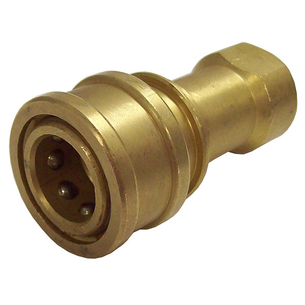 brass connector female