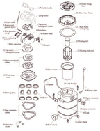 90 Litre Wet ‘N’ Dry Commercial Vacuum Cleaner (Triple Motor) by Cleanstar