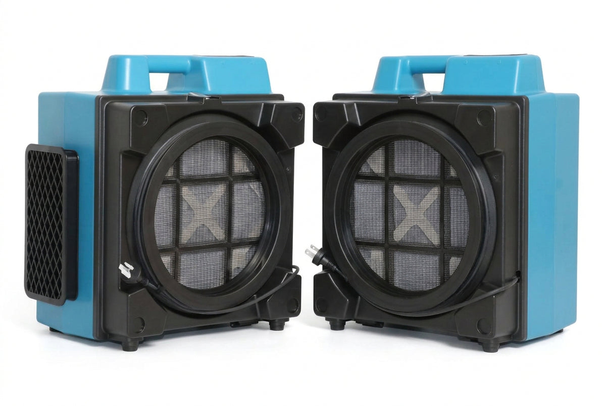 POWER PACK 12 - 2 Pack X-3400 HEPA Air Scrubber by XPOWER - for ultimate Clean Air