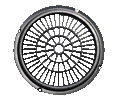 Grill Cover (fan side) To Suit:X-600AC Air  Mover