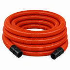 GVAC 51mm (2 inch) Hot Water Carpet Extraction Hose with Cuffs – 15m Orange