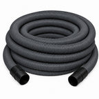 GVAC 38mm (1.5 inch) Hot Water Carpet Extraction Hose with Cuffs – 15m Grey